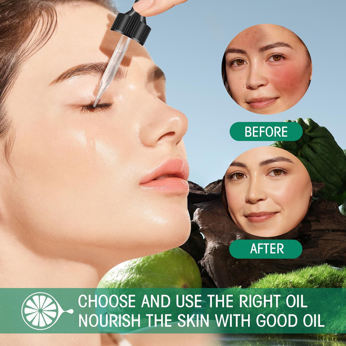 Bergamot Essential Oil for Skin - 100% Natural Bergamot Oil for Anti-Aging, Moisturizing, Wrinkle Reduction, & Skin Firming | Perfect Natural Skin Moisturizer (1 Fl Oz)