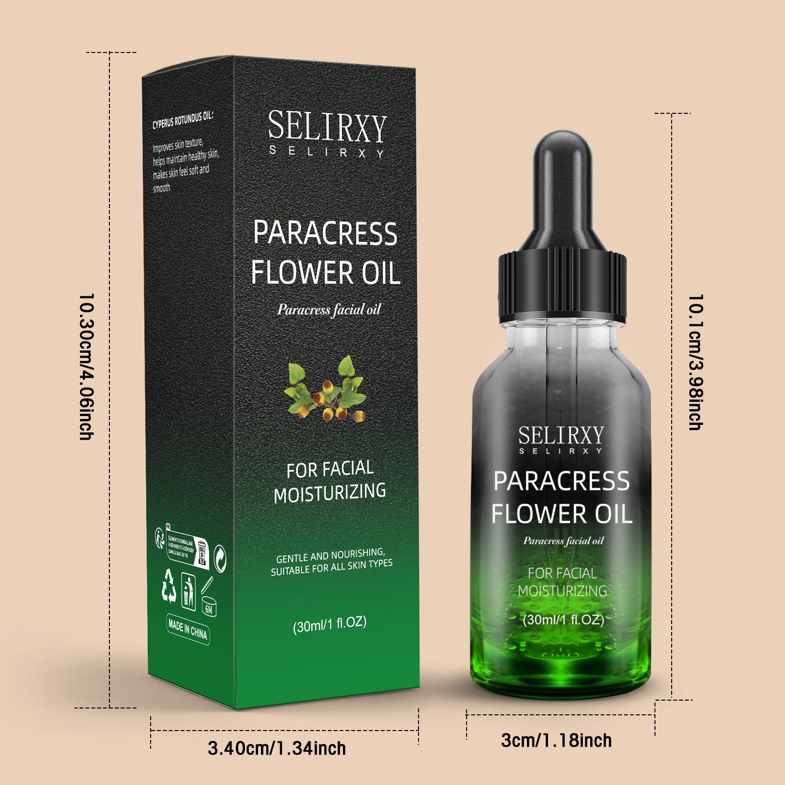 Paracress Facial Oil - 100% Natural Helichrysum Essential Oil