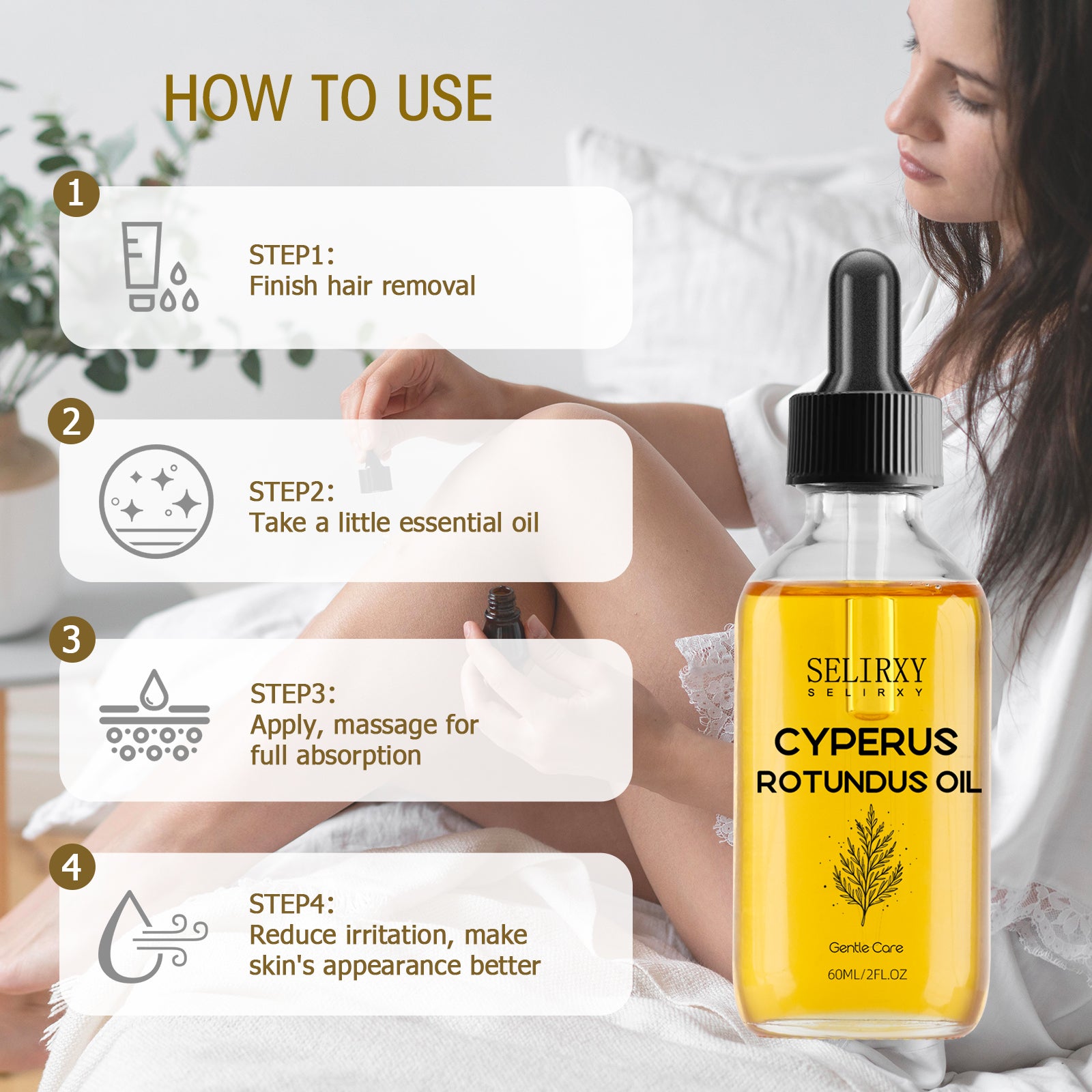 Selirxy Cyperus Rotundus Oil for Sensitive Skin