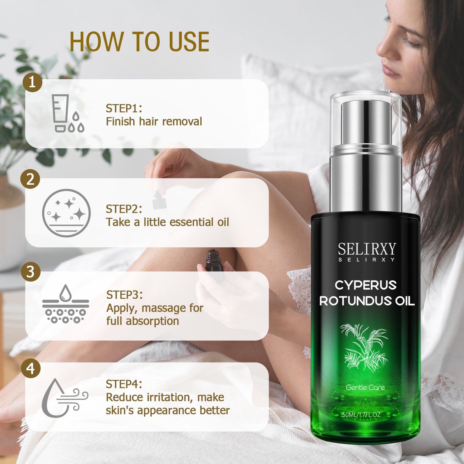 Selirxy Shave Oil for Men & Women