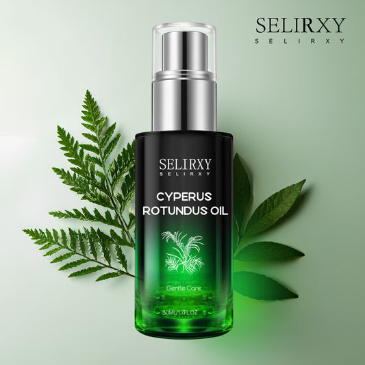 Selirxy Shave Oil for Men & Women, Cyperus Rotundus Oil for Hair Removal, 100% Pure Natural Exclusive Formula for Reducing Body Hair Growth, Soothing for Sensitive Skin-50ML