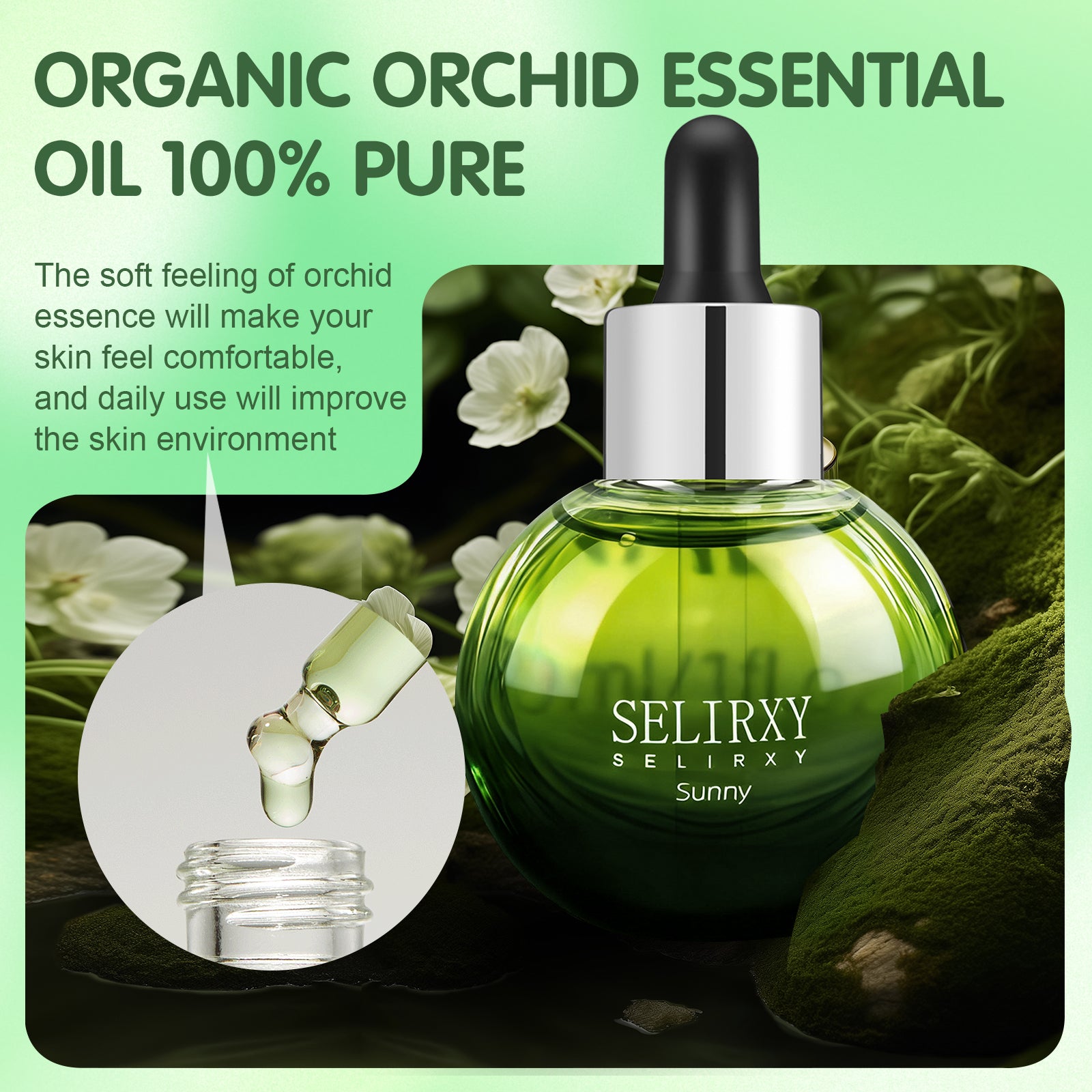 Selirxy Orchid Hydrating Facial Oil – Nourish & Revitalize Dry Skin wi