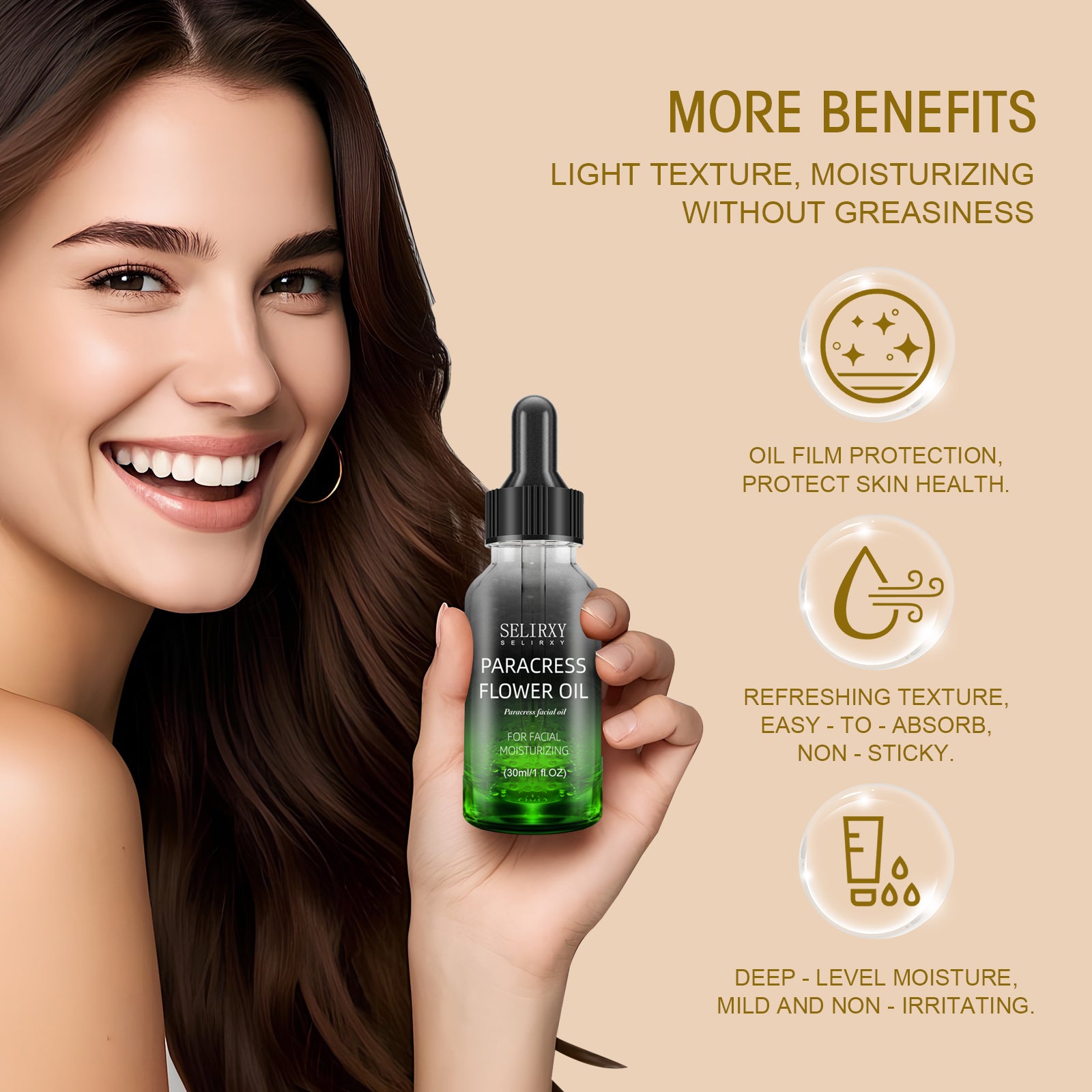Paracress Facial Oil - 100% Natural Helichrysum Essential Oil