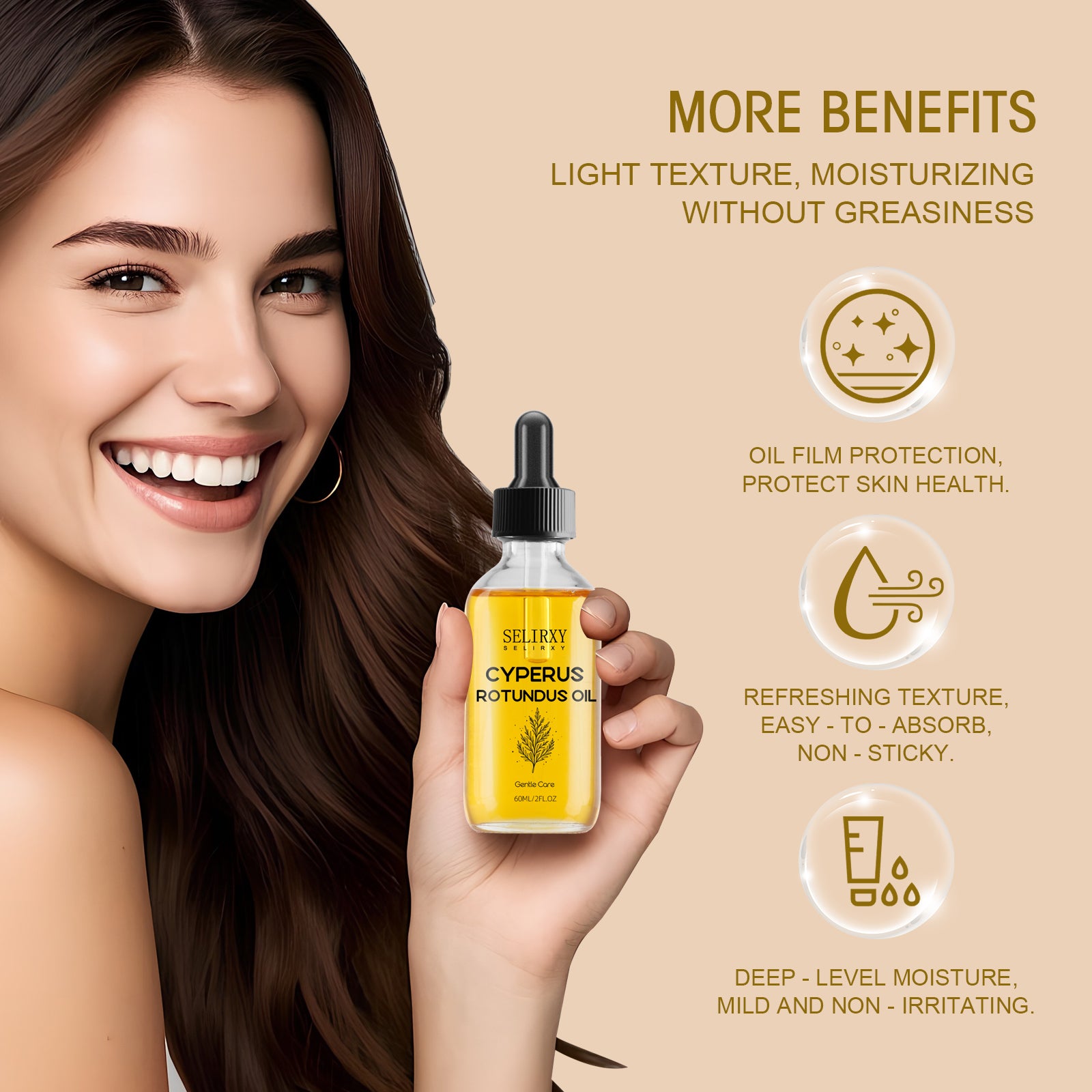 Selirxy Cyperus Rotundus Oil for Sensitive Skin
