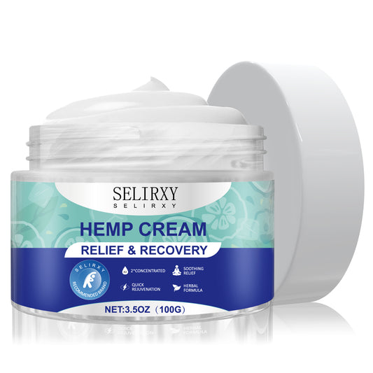 SELIRXY Natural Pain Relief Cream for Back, Knees, Neck, Foot, Fingers, Plantar Fasciitis Relief, Arthritis Cream Arthritis Pain Reliever, Plant Extracts - Mineral Oil, Glycerin, isopropyl Myristate, oenothera for More Soothing -3.5 Oz